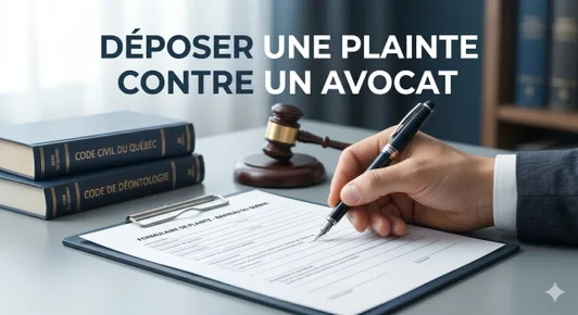 Guide pour porter plainte contre un avocat au Québec